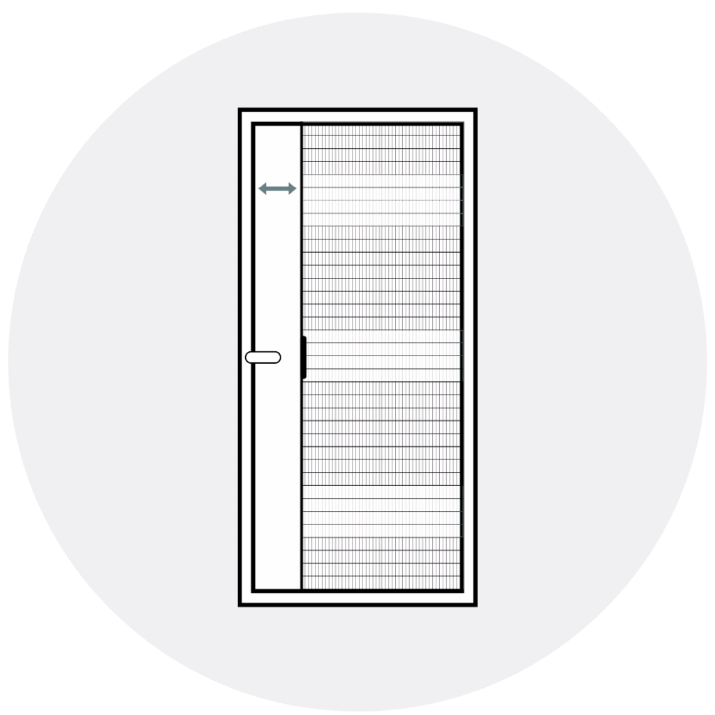 Insektenschutz für Tür Plissee Insektengitter Balkontür Terassentür
